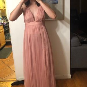 Blush Prom Dress